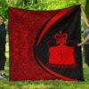 Tokelau Coat Of Arms Polynesian Premium Quilt  Circle Style  07 J2  Quilt
